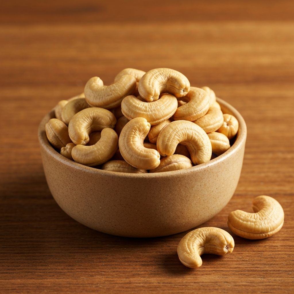 Premium cashew nuts source of magnesium and zinc